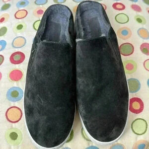 Vince Verrell 3 Suede Shearling Mule Style Sneaker Size 7.5